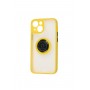 Чехол для iPhone 13 mini LikGus Edging Ring желтый 