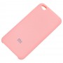 Чехол для Xiaomi Redmi Go Silky Soft Touch "светло-розовый"