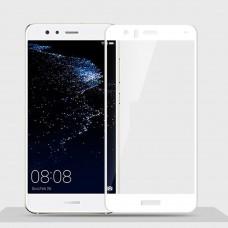 Захисне 5D скло для Huawei P10 Lite білий
