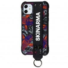 Чохол для iPhone 11 SkinArma case Sakana series чорно-синій