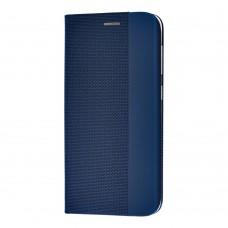 Чехол книжка для Samsung Galaxy A50 / A50s / A30s Premium HD синий