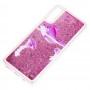 Чохол для Samsung Galaxy A50 / A50s / A30s Блискучі вода "дельфін рожевий"