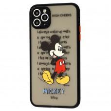 Чохол для iPhone 11 Pro Max Picture shadow matte Mickey чорний