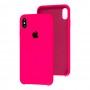 Чохол silicone case для iPhone Xs Max shiny pink