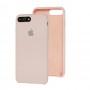 Чехол Silicone для iPhone 7 Plus / 8 Plus case розовый-песок