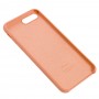 Чехол Silicone для iPhone 7 Plus / 8 Plus case бегония красный