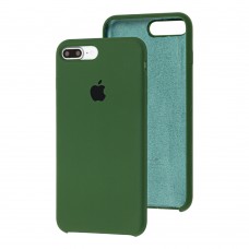 Чохол Silicone для iPhone 7 Plus / 8 Plus case атровіренс