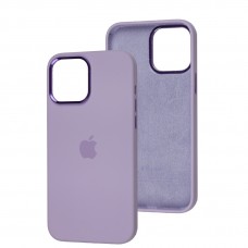 Чохол для iPhone 13 Pro Max Silicone case lilac / бузковий