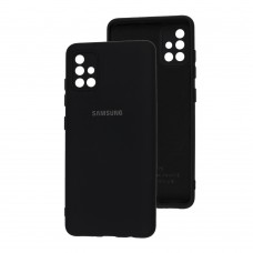 Чехол для Samsung Galaxy A51 (A515) Silicone Full camera черный