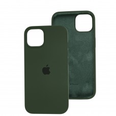 Чехол для iPhone 13 Silicone Full зеленый / cyprus green