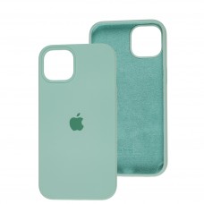 Чохол для iPhone 13 / 14 Square Full silicone бірюзовий / turquoise