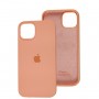 Чохол для iPhone 13 / 14 Square Full silicone оранжевий / grapefruit