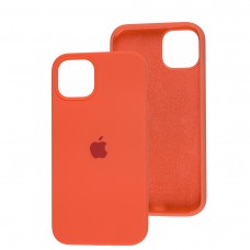 Чохол для iPhone 13 / 14 Square Full silicone оранжевий / pink citrus