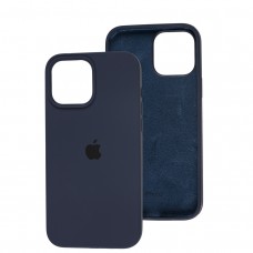 Чохол для iPhone 13 Pro Max Silicone Full синій / midnight blue