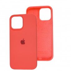 Чехол для iPhone 13 Pro Max Silicone Full арбузный / watermelon red 