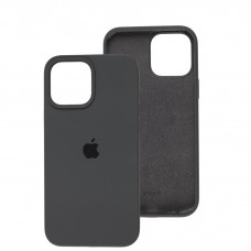 Чехол для iPhone 13 Pro Max Silicone Full серый / dark grey