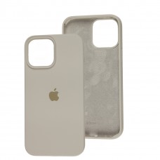 Чохол для iPhone 13 Pro Max Silicone Full сірий / stone