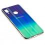 Чохол для Samsung Galaxy A10s (A107) Aurora з лого фіолетово-бірюзовий