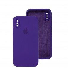 Чехол для iPhone X / Xs Square Full camera ultra violet