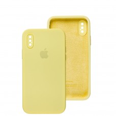 Чехол для iPhone X / Xs Square Full camera mellow yellow