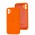 Чохол для iPhone 11 Square Full camera bright orange