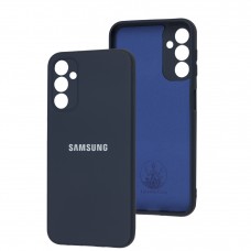 Чохол для Samsung Galaxy A14 Silicone Full camera синій / midnight blu