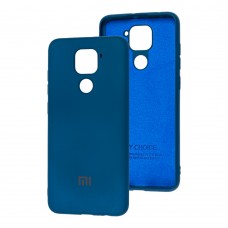 Чохол для Xiaomi Redmi Note 9 Silicone Full синій / navy blue