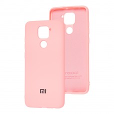 Чехол для Xiaomi Redmi Note 9 Silicone Full светло-розовый