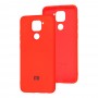 Чехол для Xiaomi Redmi Note 9 Silicone Full красный