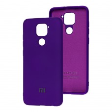Чехол для Xiaomi Redmi Note 9 Silicone Full фиолетовый / purple