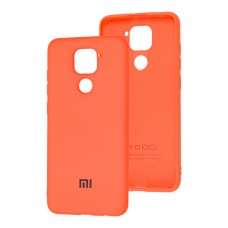 Чохол для Xiaomi Redmi Note 9 Silicone Full помаранчевий