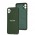 Чохол для Samsung Galaxy A04E (A042) Full camera зелений / dark green