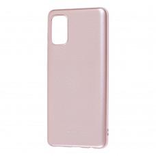 Чохол для Samsung Galaxy A41 (A415) Molan Cano глянець рожево-золотистий