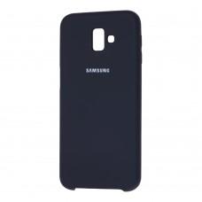 Чехол для Samsung Galaxy J6+ 2018 (J610) Silky темно-синий 