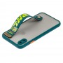 Чохол для iPhone X / Xs WristBand DHL зелений