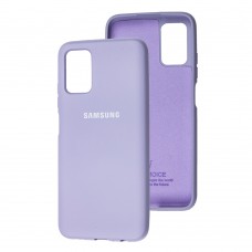 Чехол для Samsung Galaxy A03s (A037) Silicone Full сиреневый