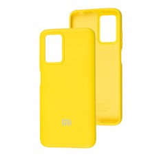 Чехол для Xiaomi Redmi 10 Silicone Full желтый