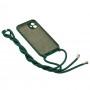 Чохол для iPhone 11 Lanyard без logo forest green