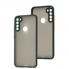 Чохол для Xiaomi Redmi Note 8T LikGus camera protect оливковий