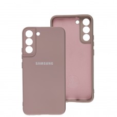 Чехол для Samsung Galaxy S22+ Silicone Full camera розовый / pink sand