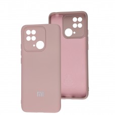 Чехол для Xiaomi Redmi 10C Silicone Full camera розовый / pink sand