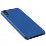 Чохол для iPhone Xs Max Leather classic "blue cobalt"