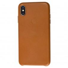 Чохол для iPhone Xs Max Leather classic "brown"