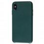 Чохол для iPhone Xs Max Leather classic "forest green"