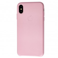 Чехол для iPhone Xs Max Leather classic "light pink"