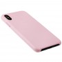 Чохол для iPhone Xs Max Leather classic "light pink"