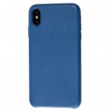 Чехол для iPhone Xs Max Leather classic "star blue"