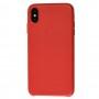 Чохол для iPhone Xs Max Leather classic "червоний"