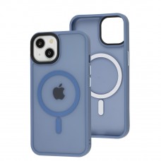 Чехол для iPhone 14 WAVE Matte Insane MagSafe sierra blue