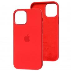 Чохол для iPhone 12 / 12 Pro Full Silicone case червоний